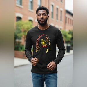 Bob Marley One Love graphic long sleeve NWOT